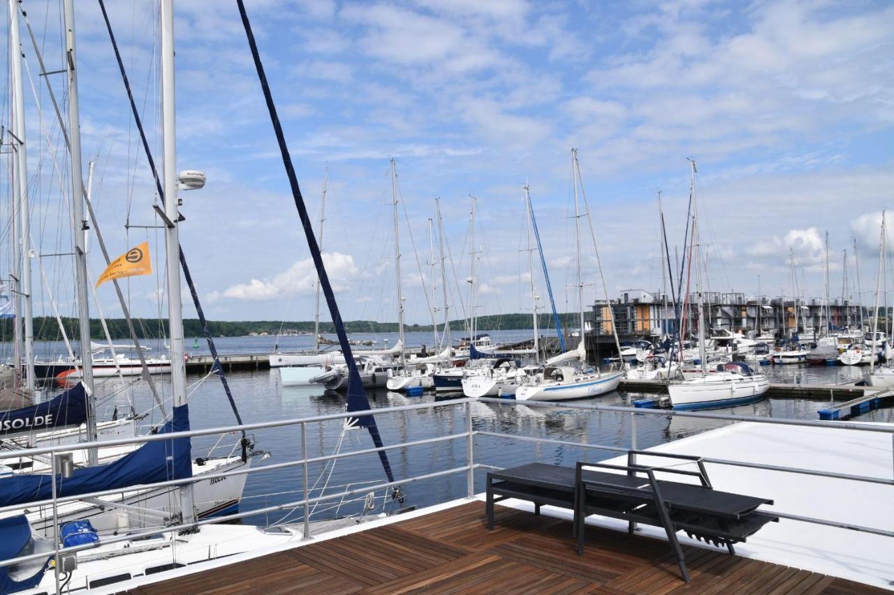 Fewo1846 - Floatinghouse - Hausboot Mit 2 Schlafzimmern In Der Marina Sonwik Flensburg Exterior foto